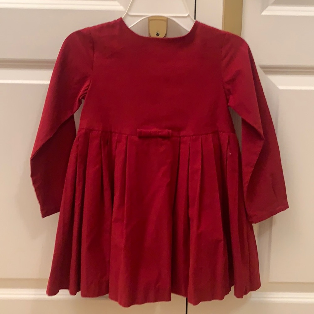 Jacadi essentials red corduroy dress. Size 8. Never worn. With tags.